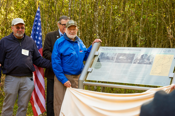 Unveiling Ghost ARmy Historical Marker 
