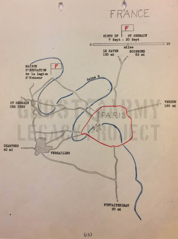 map of operations ww2 ghost army st germain