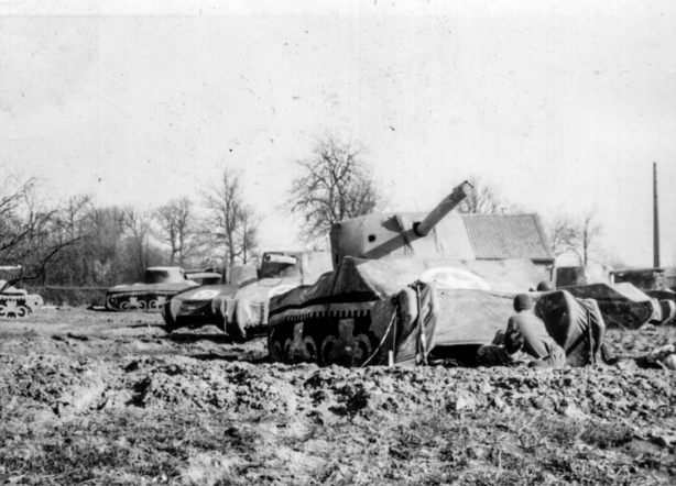 Inflatable Tanks in field