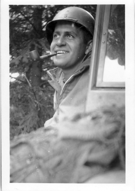 WWII SOldier with pipe