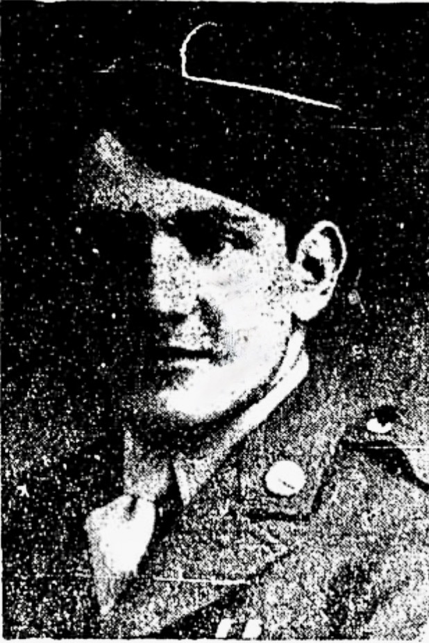 Photo of John Zeutenhorst in uniform