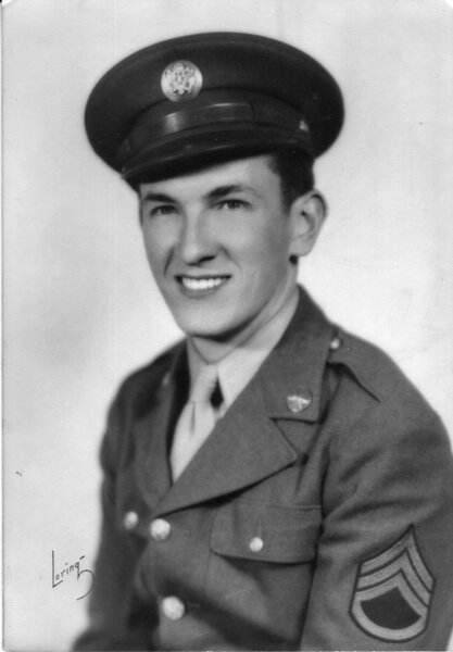 photo of John Joseph Sr McGlynn, T/3 in The Ghost Army, 3132nd Signal Service Co, T&M Platoon, asn#11088113