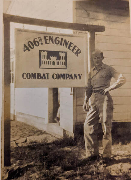 photo of John Wesley Christman, PVT in The Ghost Army, 406th Engineer Combat Co, asn#32754173