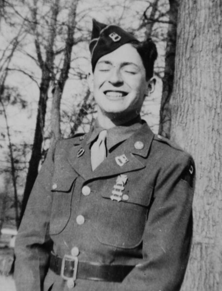 photo of Seymour Nussenbaum, PVT in The Ghost Army, 603rd Engineer Camouflage Bn, HQ & Service Co, asn#32814173
