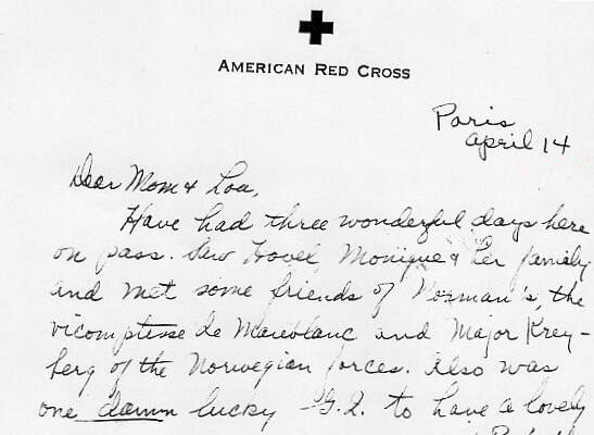 Letters from Harold J Dahl April 14 1945