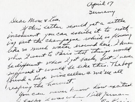 Letters from Harold J Dahl April 17 1945