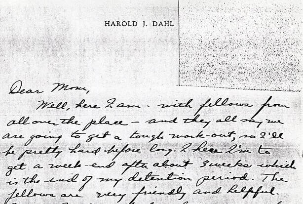 Dahl Letters September 1942