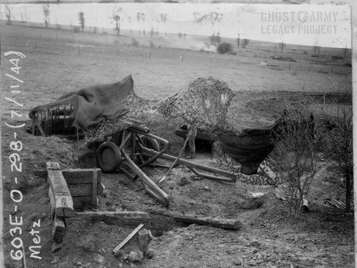 camouflaged phony armaments in world war 2 france