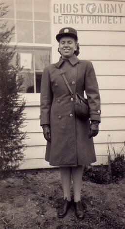 photograph of Mary Van Duine in army nurse uniform