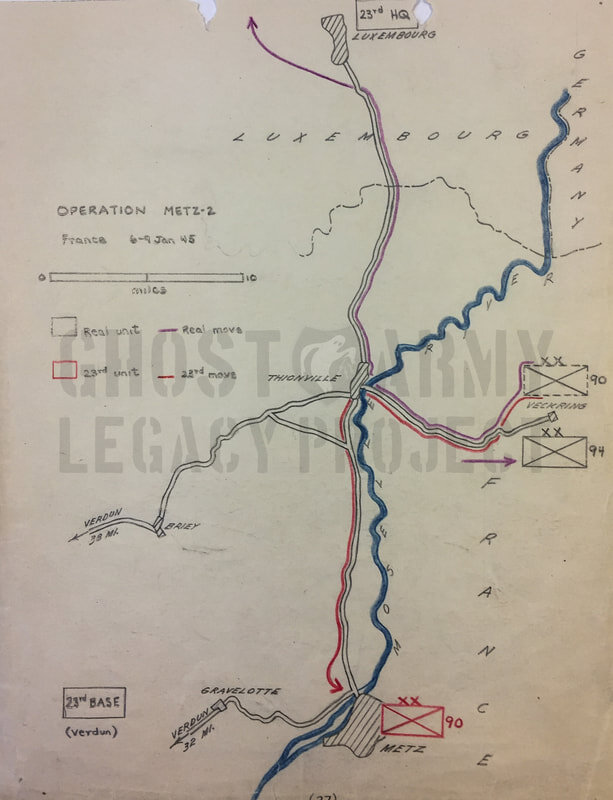 tactical map of operation METZ 2