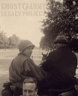photo of soldier and his father in horse drawn carriage
