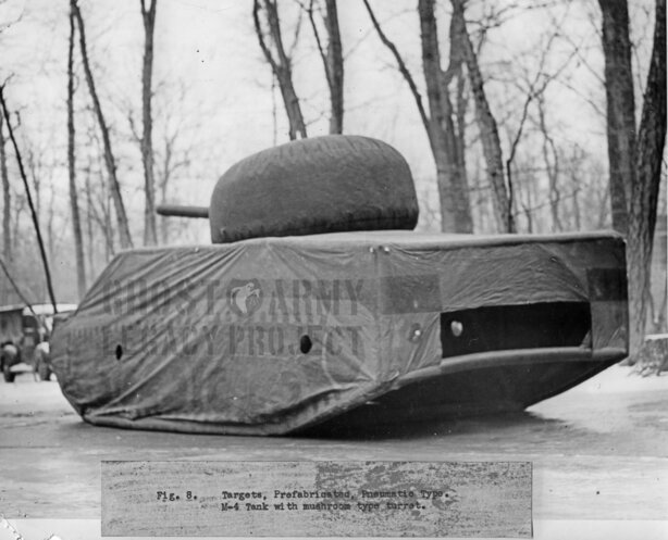 decoy tank in use by the ghost army